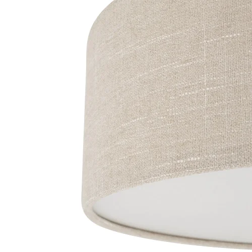 Светильник подвесной Santana M 11652-NW Nowodvorski бежевый на 1 лампу, основание золотое в стиле лофт фото 5