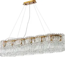 Люстра подвесная Admire 2174/05/14PL Stilfort прозрачная на 14 ламп, основание бронзовое в стиле современный 