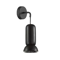 Бра Kerama 5054/1WD Odeon Light чёрный 1 лампа, основание чёрное в стиле современный 