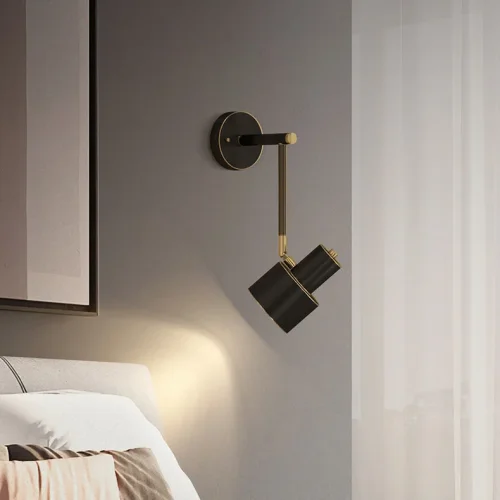 Настенный светильник INGDIS Black 208267-23 ImperiumLoft белый на 1 лампу, основание чёрное в стиле современный фото 13