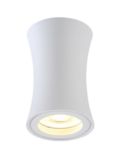 Светильник накладной CLT 031С WH Crystal Lux белый 1 лампа, основание белое в стиле современный круглый