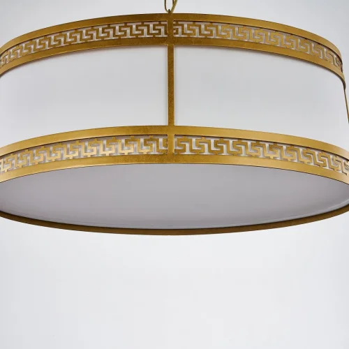 Люстра подвесная Exortivus 4011-3PC Favourite белая на 3 лампы, основание золотое в стиле классический  фото 6