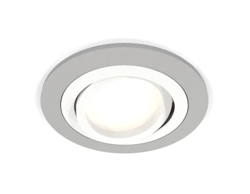 Светильник точечный Techno Spot XC XC7623080 Ambrella light серый 1 лампа, основание серое в стиле хай-тек современный круглый