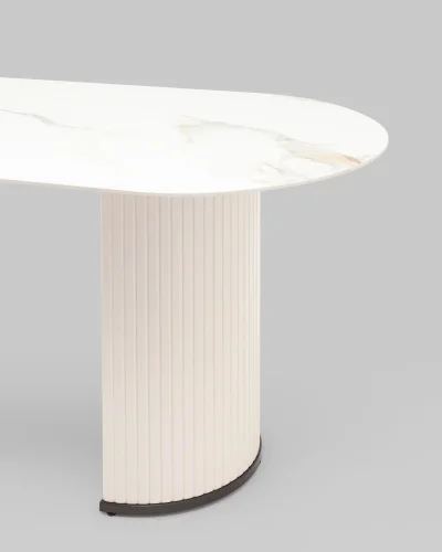 Стол обеденный Opera, 160х90, столешница, белый УТ000038272 Stool Group столешница белая из керамика фото 2