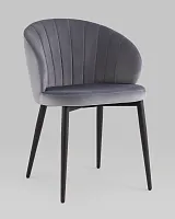 Стул Lastura велюр серый УТ000039135 Stool Group, /, ножки//, размеры - *770***530*570