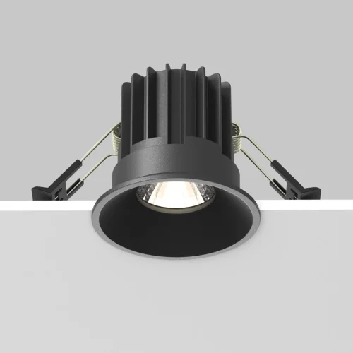 Светильник точечный LED Round DL058-7W4K-B Maytoni чёрный 1 лампа, основание  в стиле современный  фото 6
