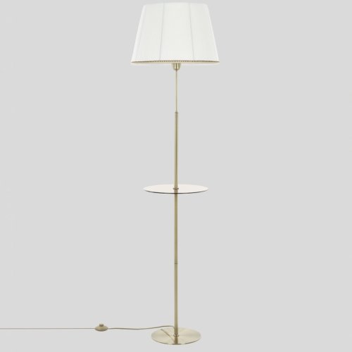 Торшер Линц CL402980T Citilux со столиком белый 1 лампа, основание бронзовое в стиле классический прованс
 фото 4