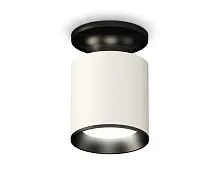 Светильник накладной Techno spot XS6301120 Ambrella light белый 1 лампа, основание чёрное в стиле современный круглый