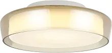 Светильник потолочный LED Ipstat 4027/05/01C-IP Stilfort белый янтарный на 1 лампу, основание белое янтарное в стиле современный 