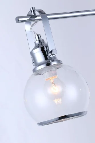 Люстра потолочная 653/3PL Escada прозрачная на 3 лампы, основание хром в стиле современный  фото 4