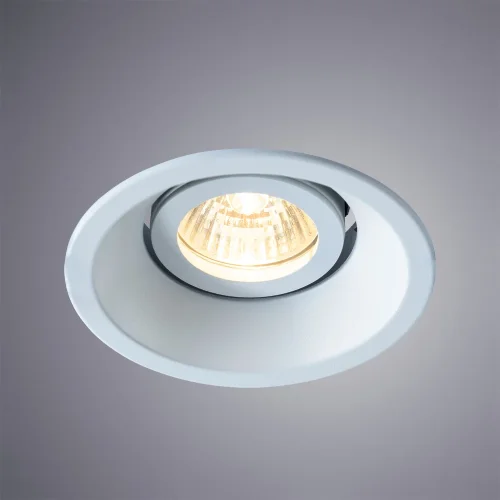 Светильник точечный Grus A6668PL-1WH Arte Lamp белый 1 лампа, основание белое в стиле современный  фото 2