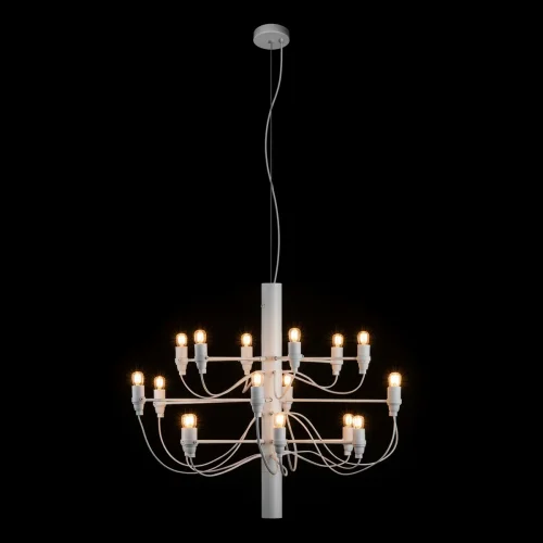 Люстра подвесная Gino 10196/650 White LOFT IT без плафона на 18 ламп, основание белое в стиле современный фото 2