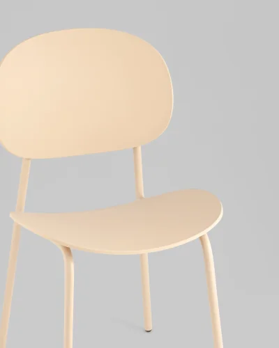Стул Edie, пластик бежевый УТ000039126 Stool Group, /, ножки/пластик/, размеры - *780***450*530 фото 3