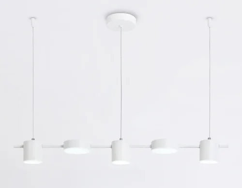 Светильник подвесной LED FL51678 Ambrella light белый 1 лампа, основание белое в стиле современный хай-тек  фото 3
