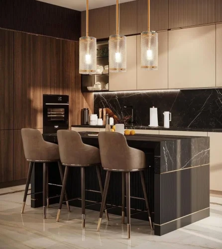 Светильник подвесной 0771PL-1AB Milosh Tendence прозрачный на 1 лампу, основание бронзовое в стиле современный фото 2 Светильник подвесной 0771PL-1AB Milosh Tendence прозрачный на 1 лампу, основание бронзовое в стиле современный фото 2