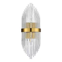 Бра Arezzo SL1178.201.02 ST-Luce прозрачный 2 лампы, основание золотое в стиле современный 