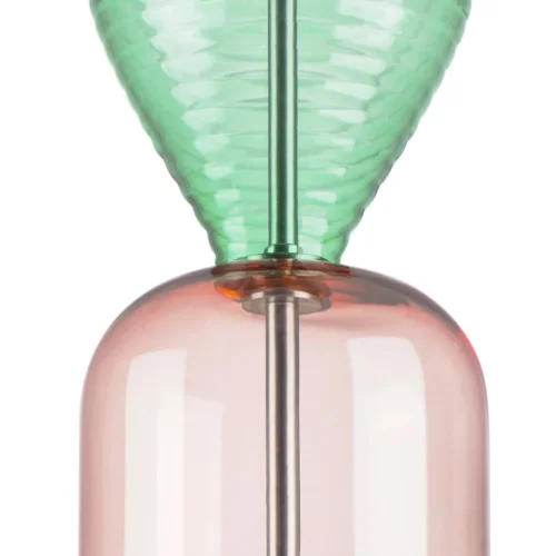 Светильник подвесной LED Belle 814004 Lightstar прозрачный разноцветный 1 лампа, основание матовое хром в стиле современный арт-деко  фото 8