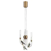 Светильник подвесной LED Lark 5431/6L Odeon Light на 1 лампу, основание в стиле классический птички