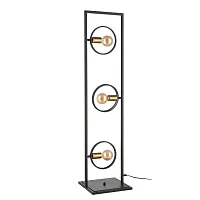 Торшер лофт Speed VL6292F03 Vele Luce чёрный на 3 лампы, основание чёрное в стиле лофт 