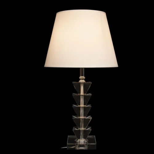 Настольная лампа Сrystal 10276 LOFT IT белая 1 лампа, основание прозрачное хрусталь в стиле классический  фото 2