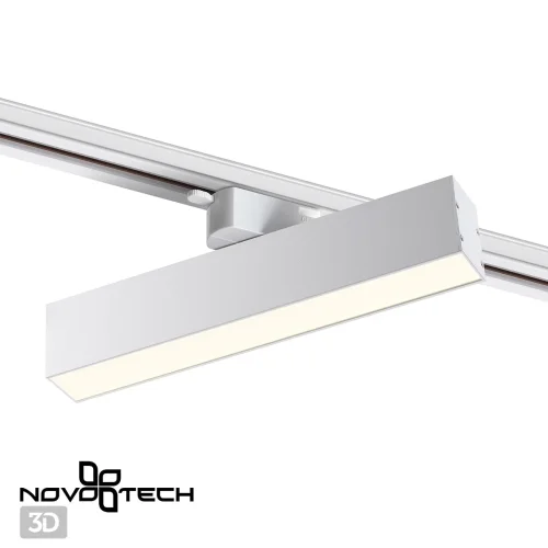 Трековый светильник однофазный Iter 358850 Novotech белый для шинопроводов серии Iter фото 5