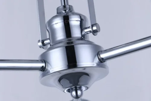 Люстра потолочная 653/3PL Escada прозрачная на 3 лампы, основание хром в стиле современный  фото 2