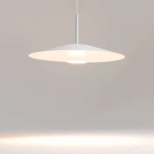 Светильник подвесной LED Platte MOD352PL-L10W3K Maytoni белый на 1 лампу, основание белое в стиле современный хай-тек фото 7