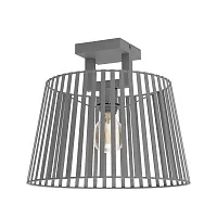 Светильник потолочный Bogota 390001 Eglo чёрный на 1 лампу, основание чёрное в стиле современный 