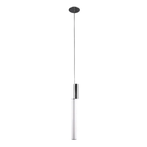 Светильник подвесной LED Alion 10051 Chrome LOFT IT белый 1 лампа, основание хром в стиле современный хай-тек трубочки