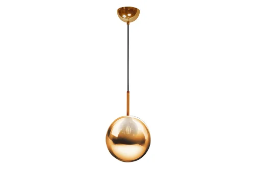 Светильник подвесной Artis A1537/200/F3 BR iLamp коричневый 1 лампа, основание коричневое в стиле современный шар