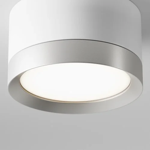 Светильник накладной Hoop C086CL-GX53-SRD-WS Maytoni белый 1 лампа, основание белое в стиле современный круглый фото 2