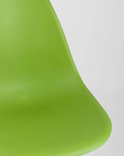 Стул EAMES, зеленый 4шт. (набор) УТ000037605 Stool Group, /, ножки/массив бука/бежевый, размеры - *815***460*530 фото 4