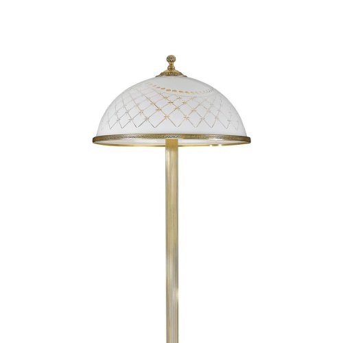 Торшер напольный  PN 7102/2 Reccagni Angelo  белый 2 лампы, основание золотое в стиле классический
 фото 4