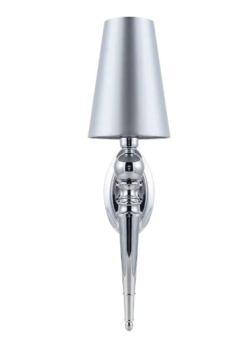 Бра PER AP1 CHROME/SILVER Crystal Lux серебряный на 1 лампа, основание серебряное в стиле классический  фото 2