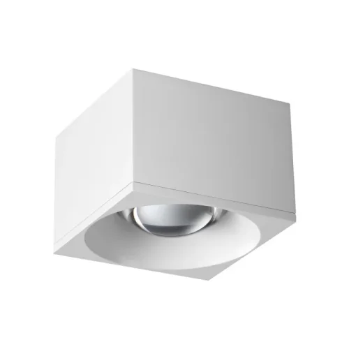Светильник накладной LED Patera 358653 Novotech белый на 1 лампу, основание белое в стиле хай-тек квадратный