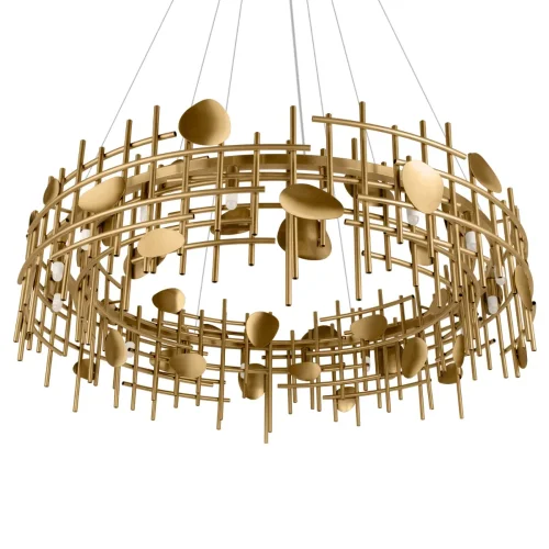 Светильник подвесной Escama 10396/1000C LOFT IT золотой на 10 ламп, основание золотое в стиле современный фото 7