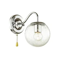 Бра с выключателем Darcy 4551/1W Lumion прозрачный 1 лампа, основание хром в стиле современный 