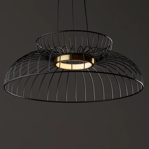 Светильник подвесной LED Citrus FR5398PL-L6B Freya чёрный на 1 лампу, основание чёрное в стиле современный фото 8