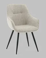 Стул обеденный Eliana, серый УТ000040554 Stool Group, серый/шенилл, ножки/металл/чёрный, размеры - *750****