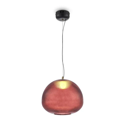 Светильник подвесной LED Enchantment FR5384PL-L11R Freya красный 1 лампа, основание чёрное в стиле современный 
