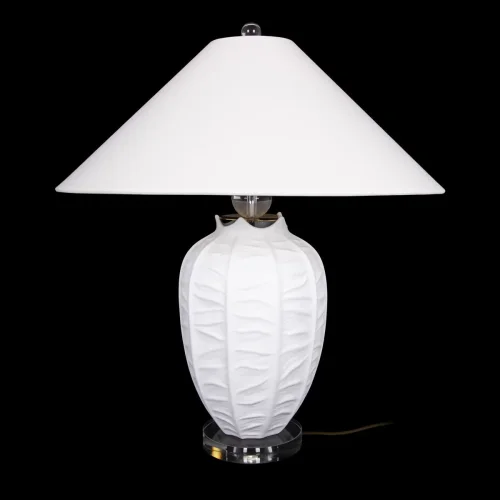 Настольная лампа Blanca 10265T/L LOFT IT белая 1 лампа, основание белое керамика в стиле классический современный  фото 2