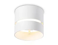 Светильник накладной TN71050 Ambrella light белый 1 лампа, основание белое в стиле хай-тек современный круглый