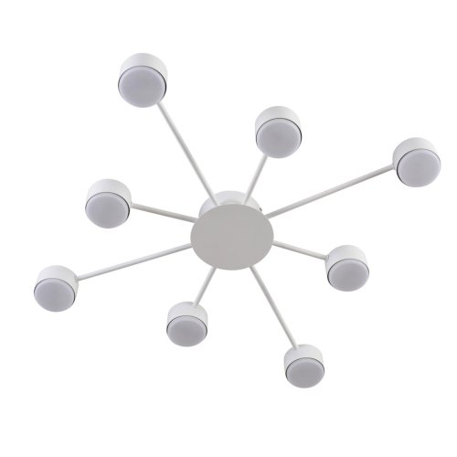 Светильник потолочный Torina 8343/8C Lumion белый на 8 ламп, основание белое в стиле минимализм фото 3