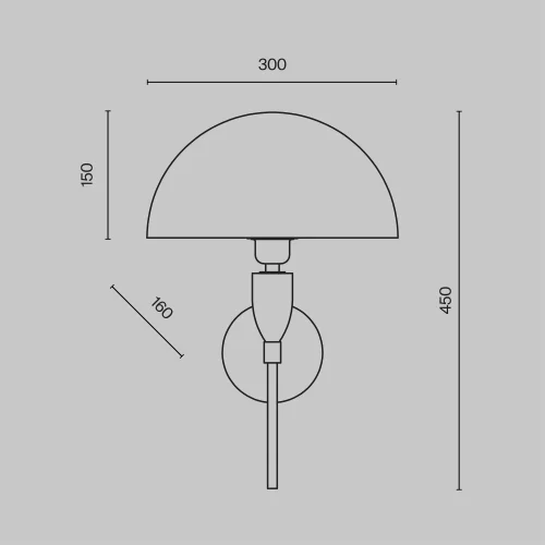 Бра Prima Z034WL-01CH Maytoni белый на 1 лампу, основание хром в стиле современный фото 10 Бра Prima Z034WL-01CH Maytoni белый на 1 лампу, основание хром в стиле современный фото 10