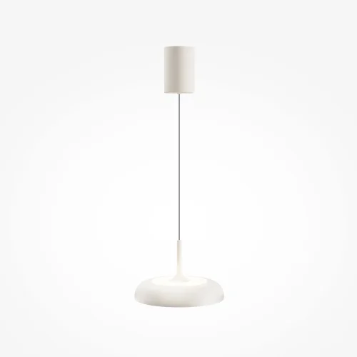 Светильник подвесной LED Gerhard MOD189PL-L30W3K Maytoni белый на 1 лампу, основание белое в стиле современный фото 3
