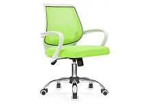Компьютерное кресло Ergoplus green / white 15374 Woodville, зелёный/ткань, ножки/металл/хром, размеры - *940***610*