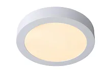 Светильник потолочный LED Brice-Led 28116/24/31 Lucide белый на 1 лампу, основание белое в стиле современный 
