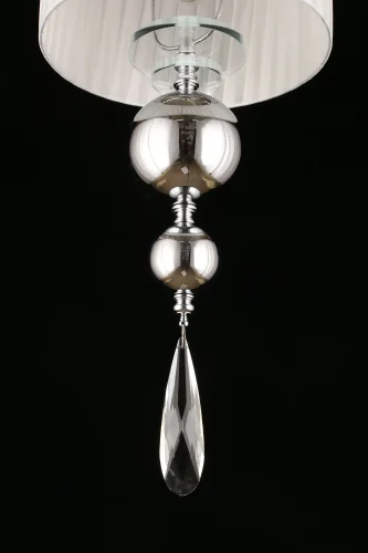 Светильник подвесной Dorian APL.743.06.01 Aployt белый 1 лампа, основание хром в стиле современный  фото 4