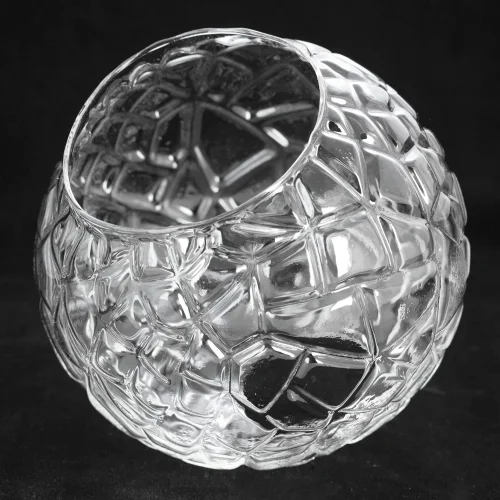 Люстра потолочная LSP-8415 Lussole прозрачная на 6 ламп, основание хром в стиле современный шар фото 5
