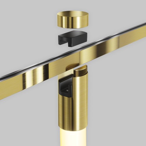 Трековый светильник LED Magnetic trаck system Flarity TR154-1-27W3K-BS Maytoni белый для шинопроводов серии Magnetic trаck system Flarity латунь фото 5 Трековый светильник LED Magnetic trаck system Flarity TR154-1-27W3K-BS Maytoni белый для шинопроводов серии Magnetic trаck system Flarity латунь фото 5